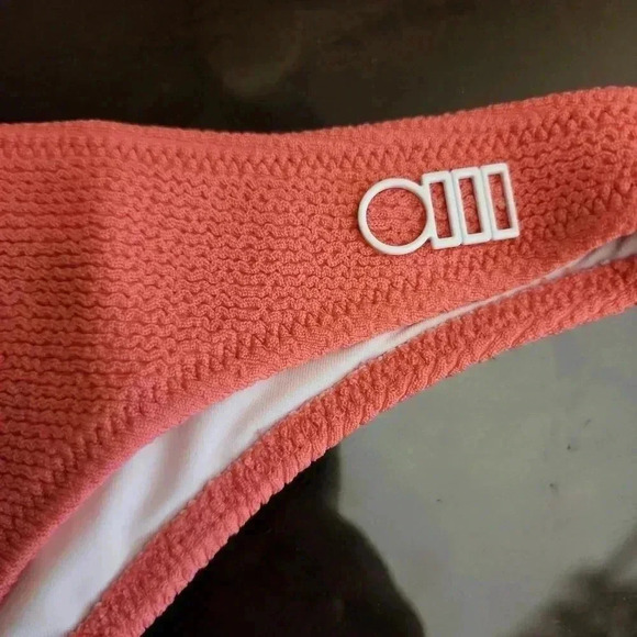 SOLID STRIPED BIKINI BOTTOM SIZE S - Picture 2 of 3